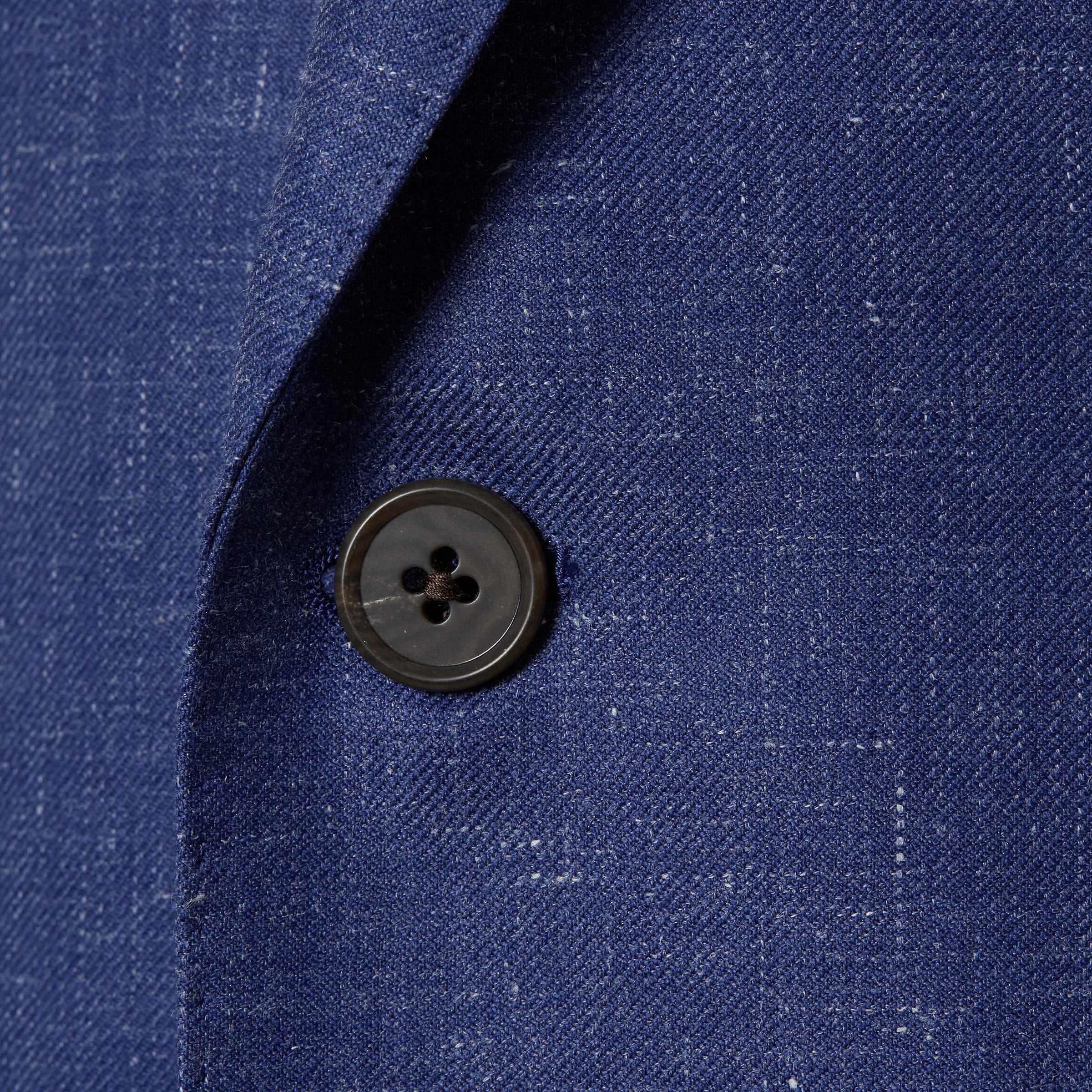 Madison French Blue Heathered Twill Blazer | Alton Lane