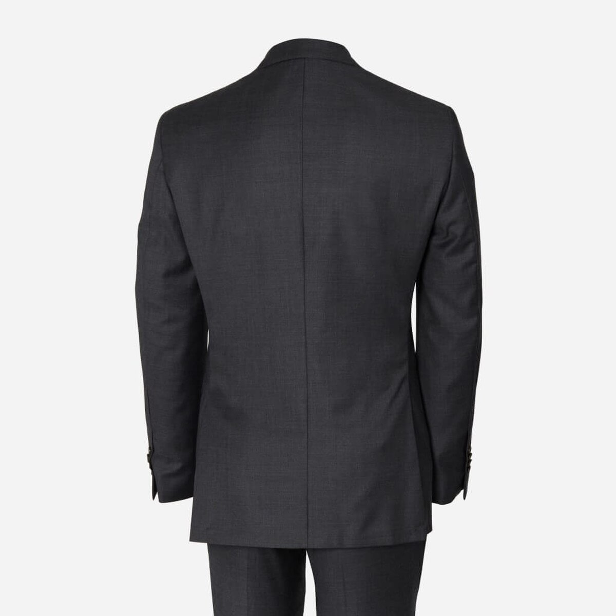 Lexington Loro Piana Dark Grey Sharkskin Suit | Alton Lane